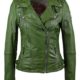 Freaky Nation Damen Jacke Echtleder Biker Princess